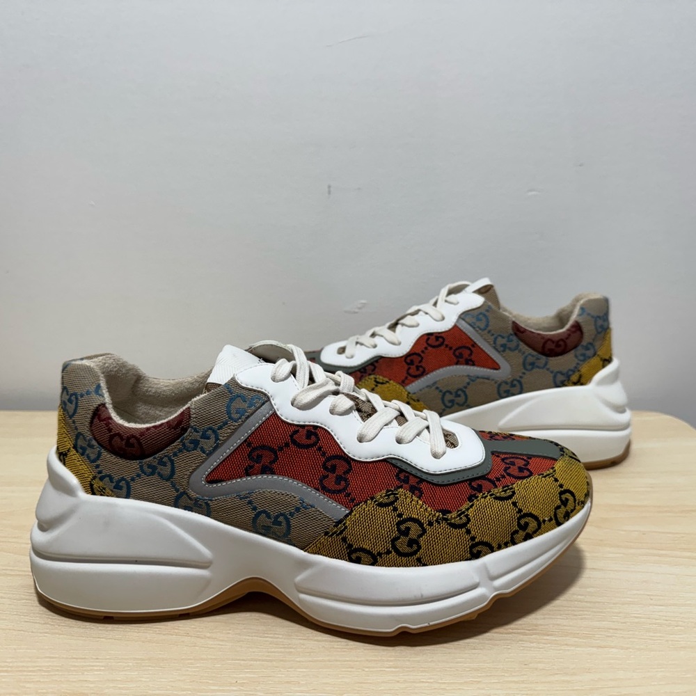 Gucci Rhyton Multi-color Sneakers - Picture 5 of 6
